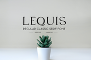 Lequis - Classic Serif Font, a Serif Font by ivan_artnivora (Thumbnail 5 of 5)