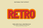 Retro Text Effects Bundle, a Layer Style Add-On by WM48 Shop (Thumbnail 8 of 17)
