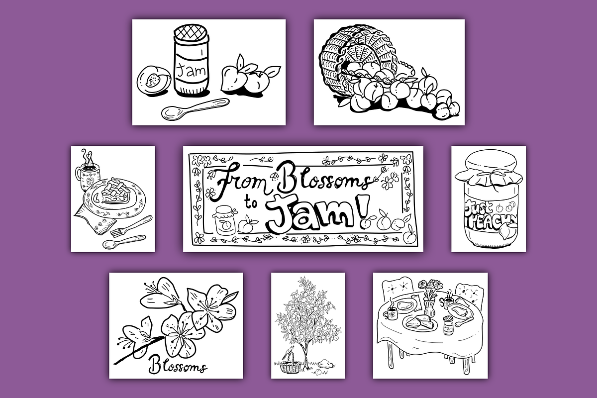From Blossoms to Jam Illustrations, a Food Illustration by AJ Doodles (Photo 5 of 17)