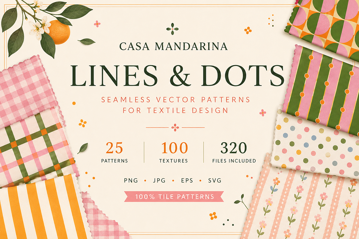 Factory Pattern Pack, a Pattern Graphic by Casa Mandarina (Photo 1 of 12)