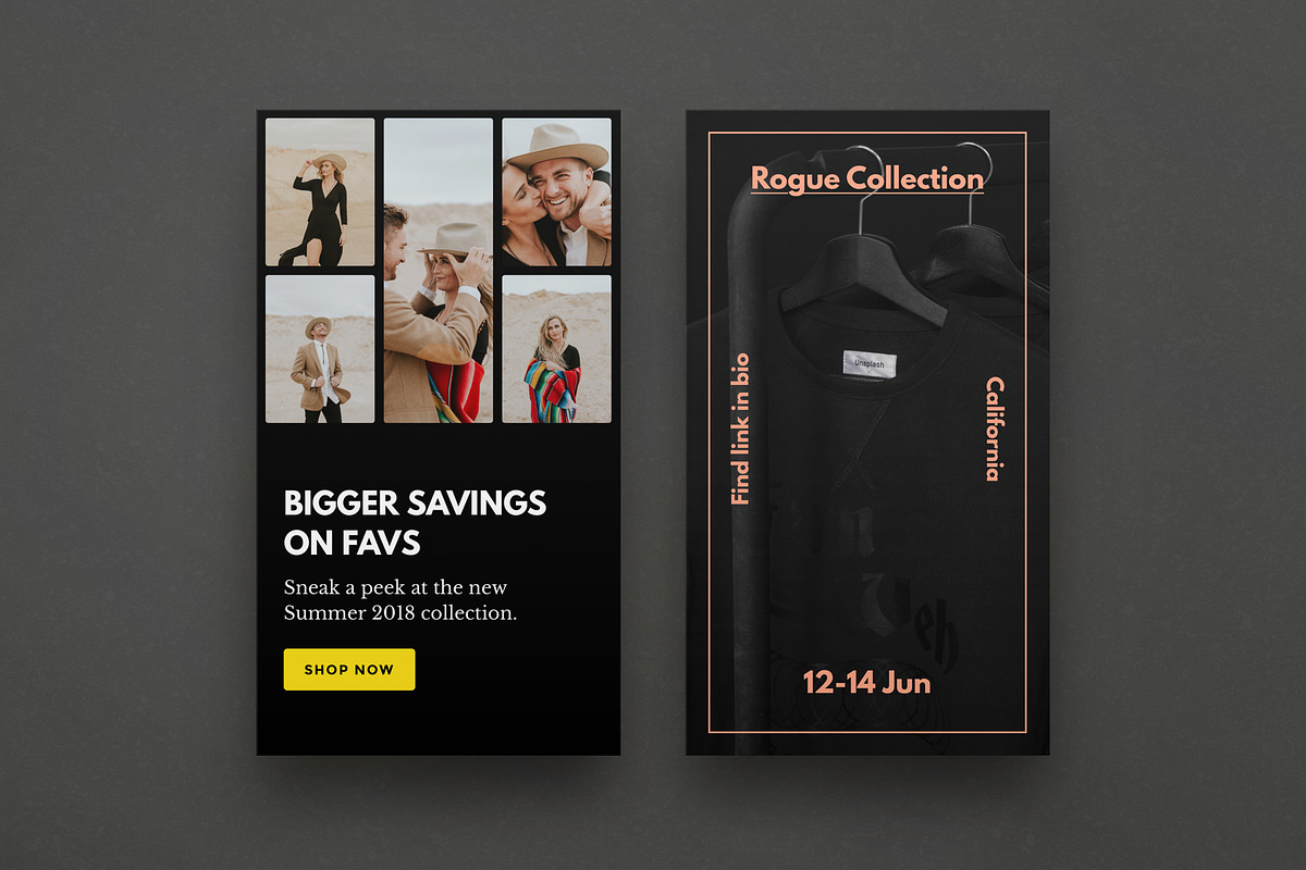 Rogue: 12 Instagram Template Bundle, a Social Media Template by Nice, Very Nice (Photo 7 of 9)