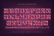 Pink Felt - Color Bitmap Font, a Symbol Font by Gleb Guralnyk (Thumbnail 4 of 5)