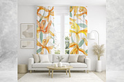 WARM BOTANICAL BLOOMS PATTERN, a Pattern Graphic by MartinShop (Thumbnail 7 of 10)