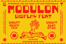 MODULON Display Font