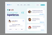 Customer Experience Web Landing Page, a Landing Page Template by ContestDesign (Thumbnail 1 of 2)