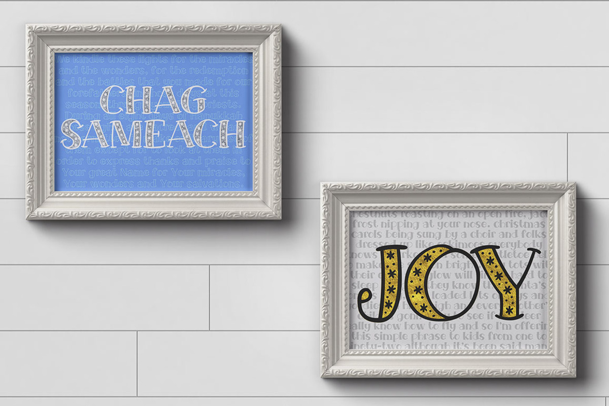 Big Freeze & Big Frost: winter fonts, a Serif Font by Missy Meyer (Photo 10 of 12)