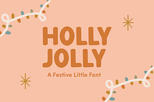 Holly Jolly A Festive Holiday Font