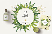 CANNABIS / MARIJUANA BUNDLE, a Decorative Illustration by Elena_Sedova (Thumbnail 7 of 30)