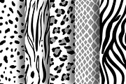 Vector seamless animal patterns, a Pattern Graphic by Iryna Denysova (Thumbnail 3 of 9)
