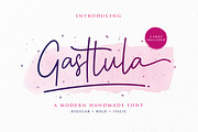 NEW!! Gasttula - 3 Font, a Script Font by Kang1993 (Thumbnail 1 of 11)