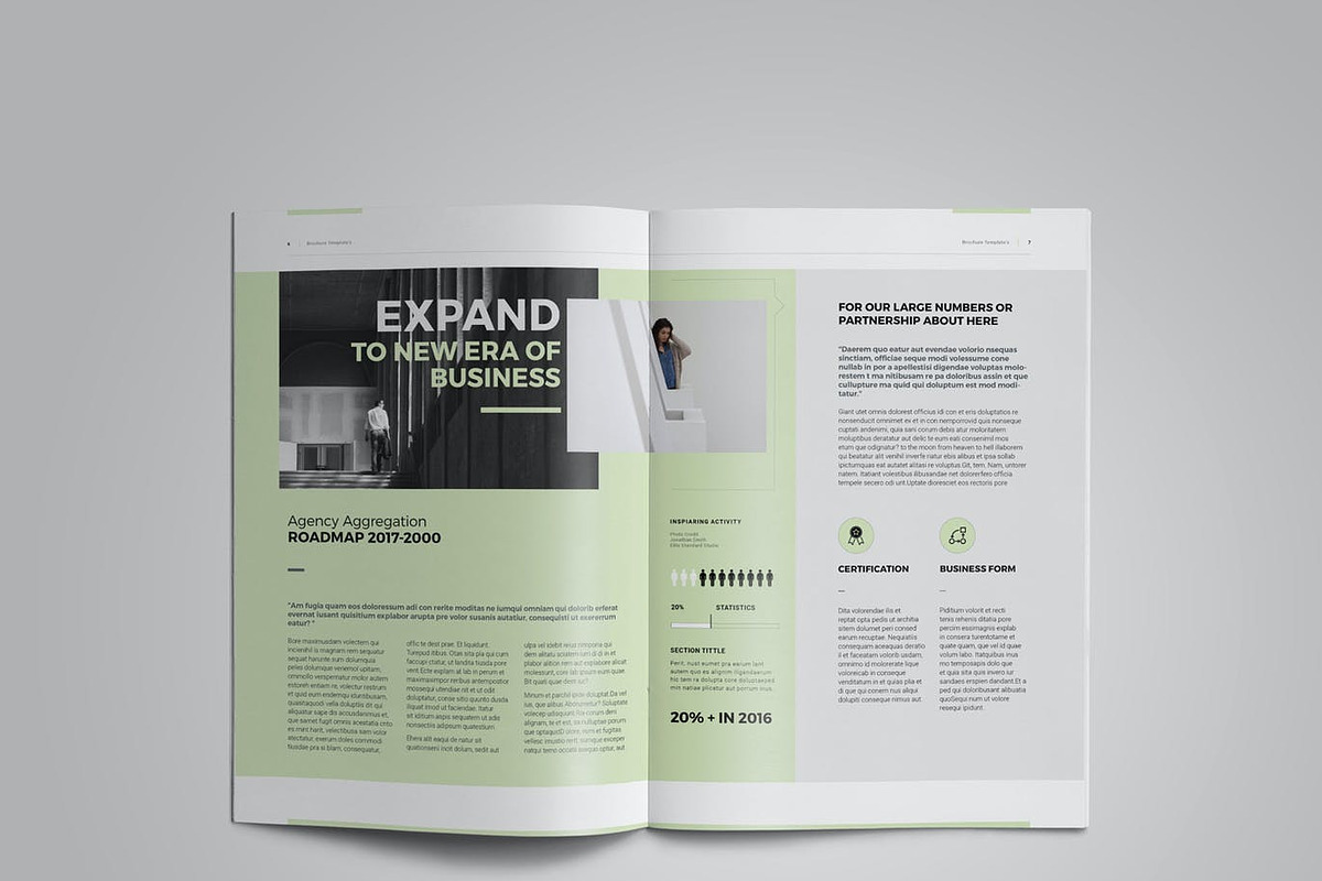 Olive Annual Report, a Brochure Template by Elite_Standard (Photo 4 of 14)