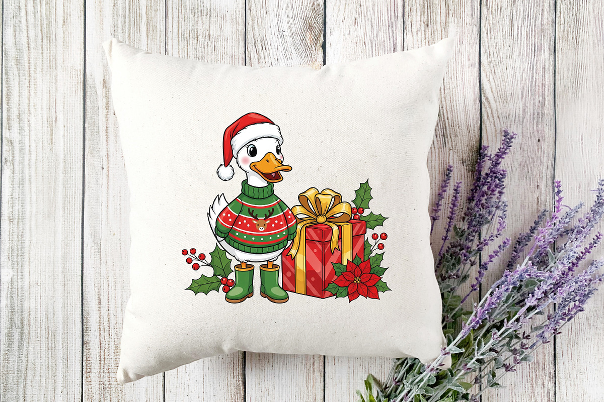 Christmas Silly Goose Floral Boho, an Illustration by Designking (Photo 3 of 4)