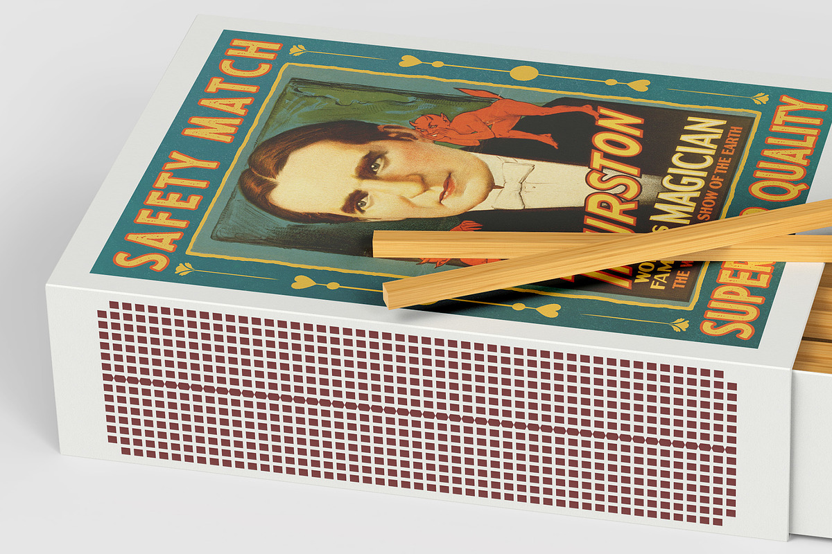Match Box Mockup - 11 views, a Packaging Mockup by Illusiongraphic (Photo 13 of 19)