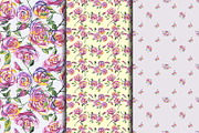 10 floral seamless patterns, a Pattern Graphic by Alena Stoyko design (Thumbnail 3 of 5)