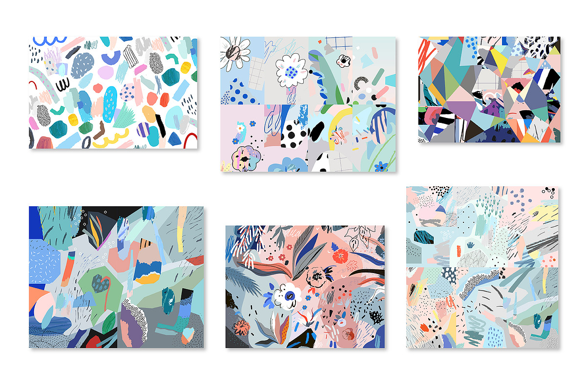 18 art Collages, a Pattern Graphic by Lera Efremova (Photo 4 of 9)