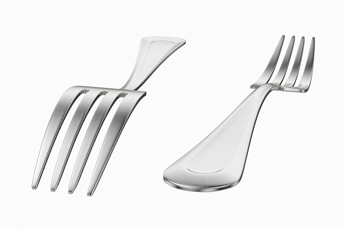 Classic Table Knife, Fork, Spoon, an Object 3D Model by VK Studio (Photo 10 of 10)