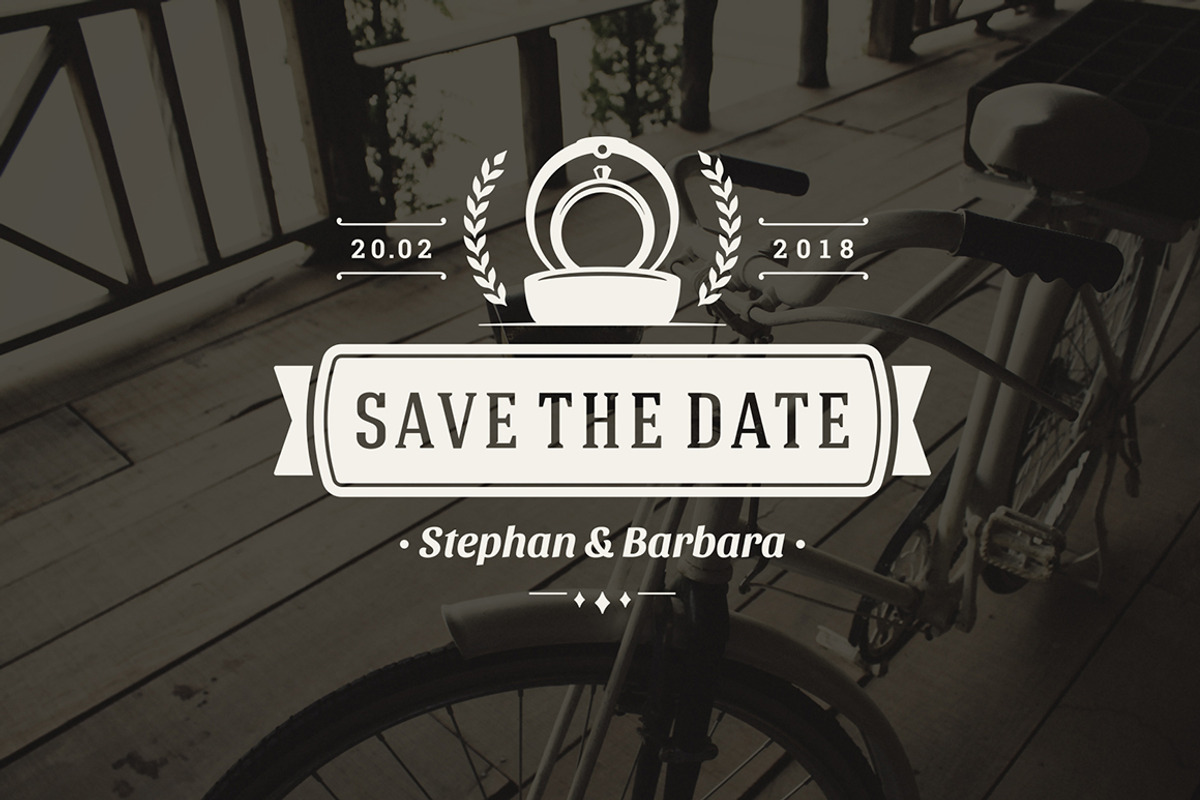 18 Wedding Logos and Badges, a Branding & Logo Template by Vasya Kobelev (Photo 10 of 14)
