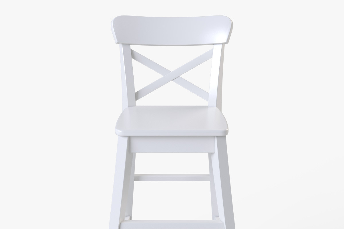 Junior Chair Ingolf(White), a Furniture 3D Model by Markelos (Photo 2 of 14)