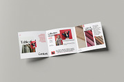Square Trifold Brochure Mockup, a Books & Magazine Mockup by hokagata (Thumbnail 2 of 5)