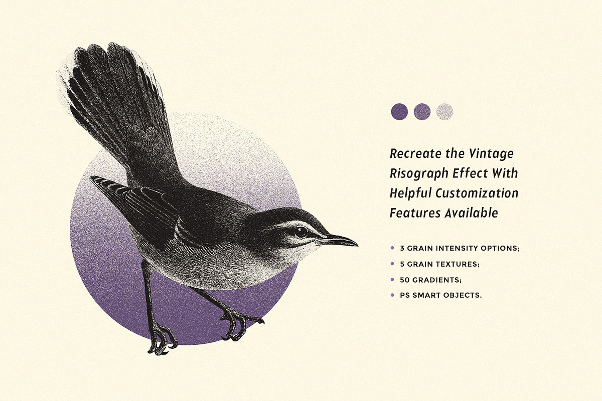 Risograph Grain Effect, a Layer Style Add-On by pixelbuddha.net (Photo 2 of 9)