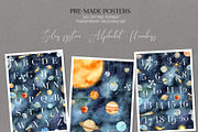 Astronomy watercolor collection, an Illustration by CrystalinaShop (Thumbnail 9 of 10)