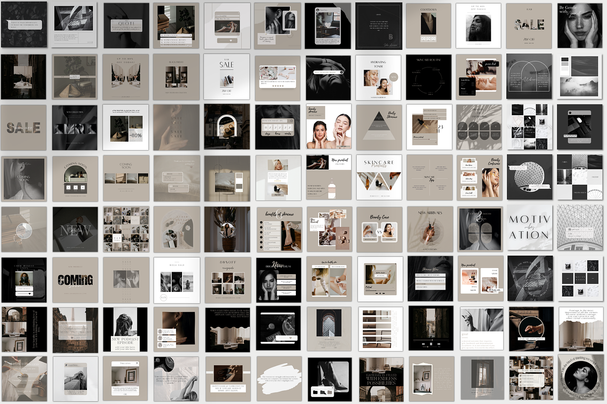 Modern Social Media Bundle | Canva, a Social Media Template by BRANDcontent (Photo 3 of 9)
