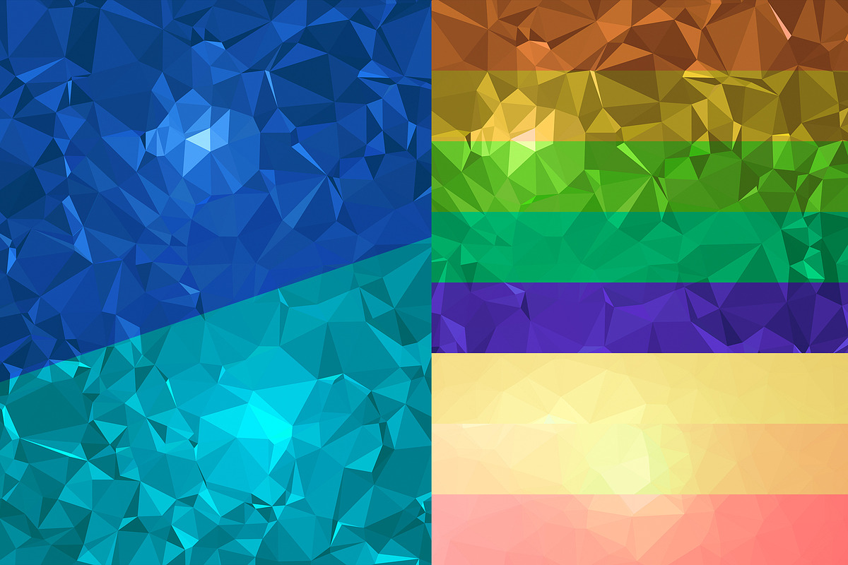 150 Geometric Triangle Backgrounds, a Pattern Graphic by Pixnugget (Photo 9 of 10)