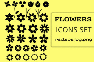 Flowers Icon set
