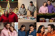 Couple Hoodie JPG Mockup Pack 400, a Hoody Mockup by KennedyStudio (Thumbnail 7 of 14)