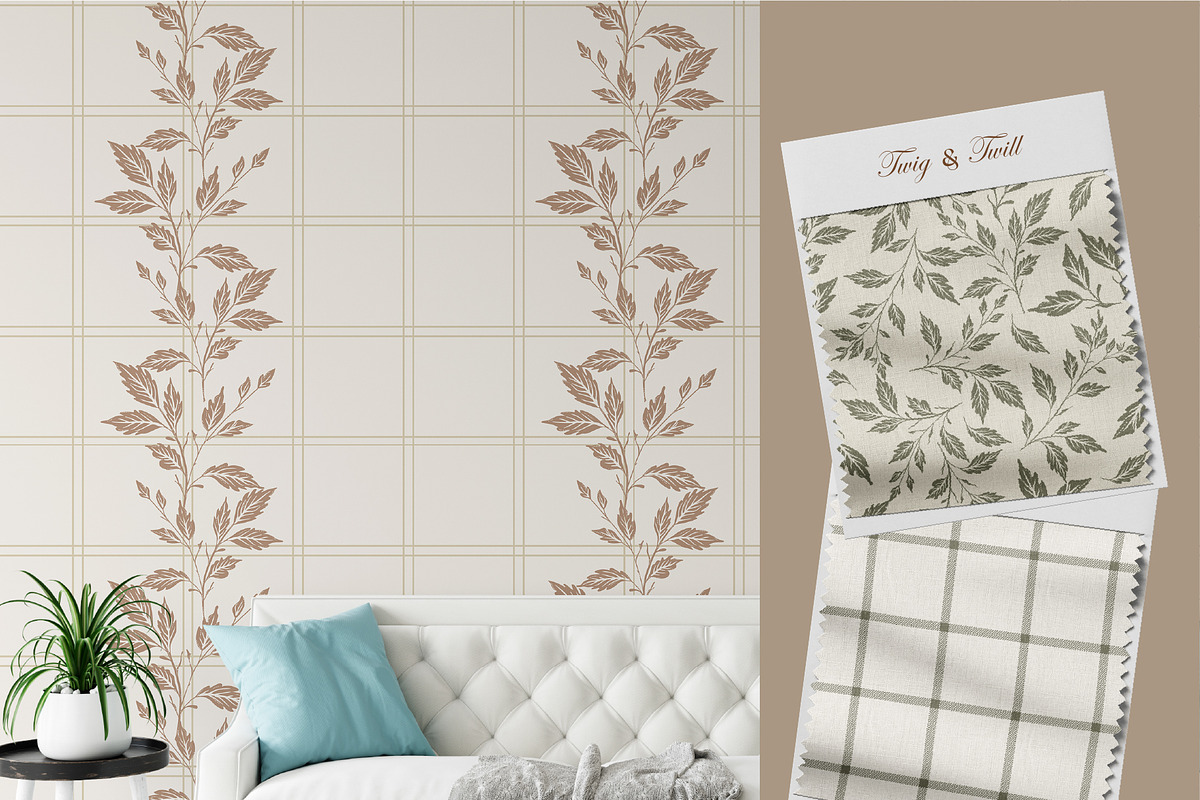 Twig & Twill-Autumn Neutrals, a Pattern Graphic by InaCorart (Photo 8 of 13)