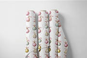 Pastel Christmas Bauble Seamless Pat, a Pattern Graphic by Pati Charm Studio (Thumbnail 7 of 7)