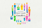 Gradient Candles illustration, a Decorative Illustration by Eomoiart (Thumbnail 1 of 3)