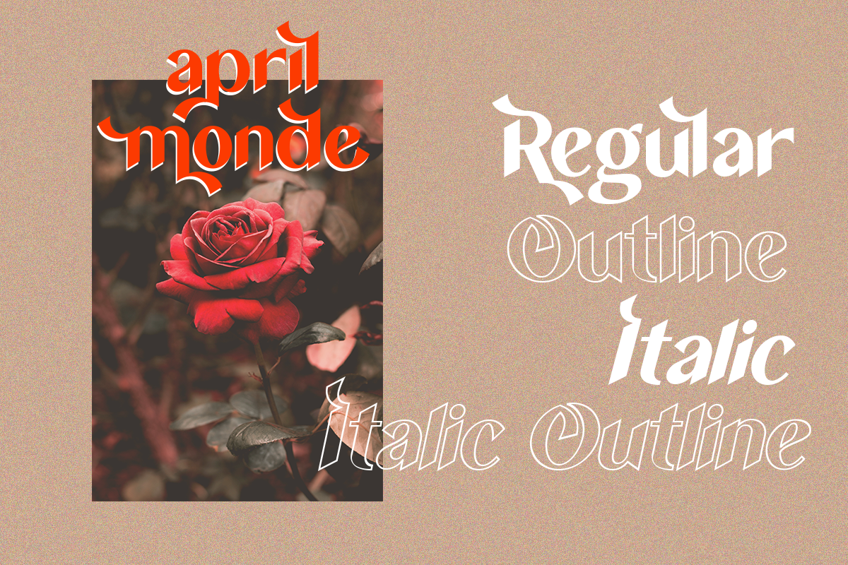 April Monde, a Sans Serif Font by Say Studio (Photo 3 of 14)