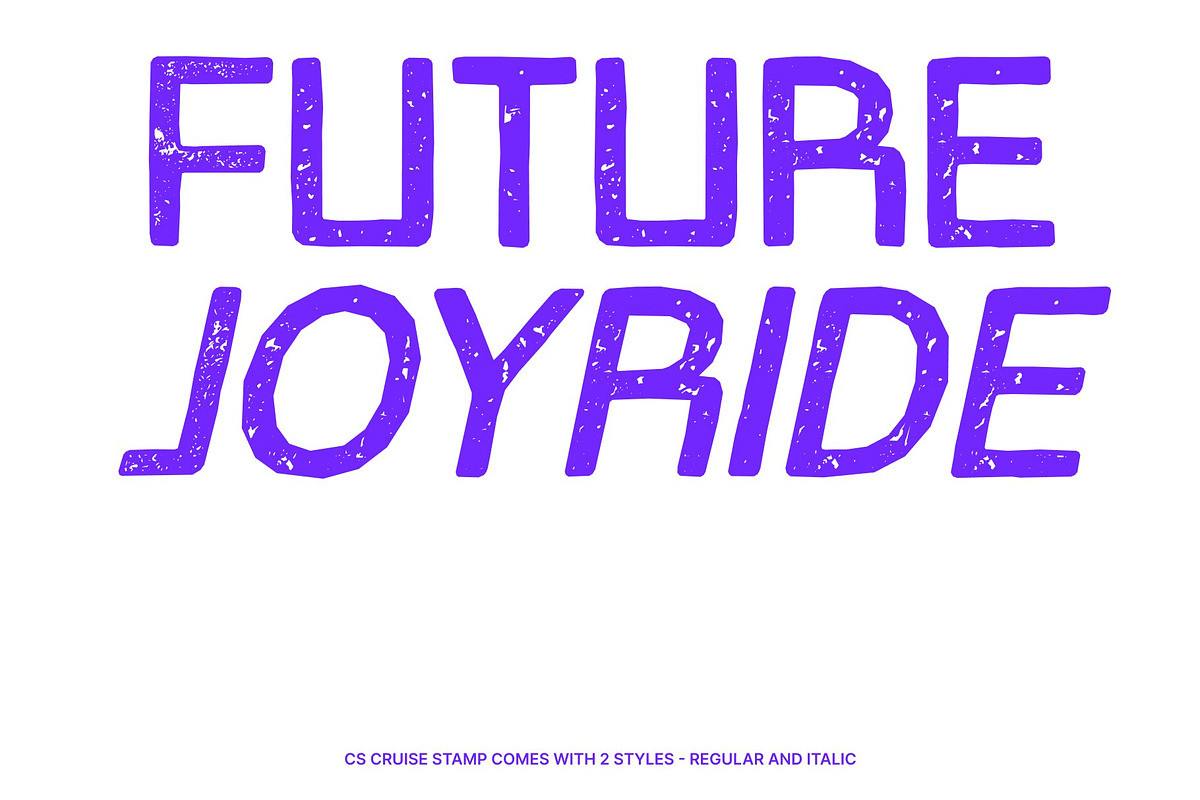 CS Cruise Stamp, a Sans Serif Font by Craft Supply Co. (Photo 2 of 8)