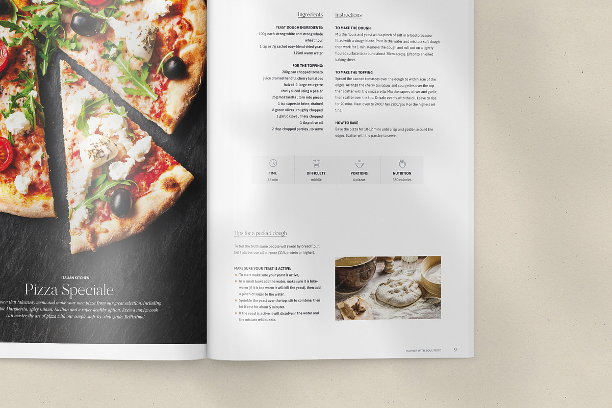 Cook- and Recipebook / Canva + Indd, a Brochure Template by Imagination Area (Photo 5 of 23)