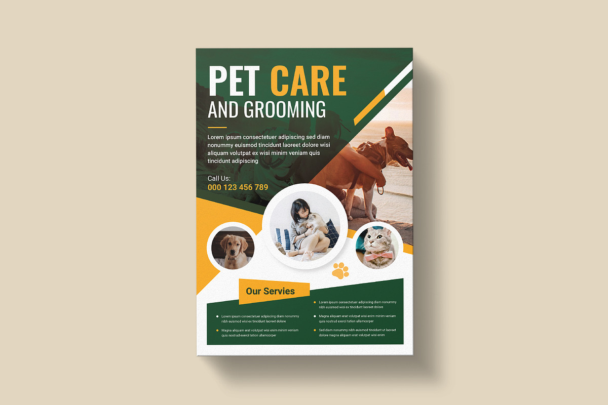 Pet Shop Flyer, a Flyer Template by Pixelpick (Photo 2 of 2)