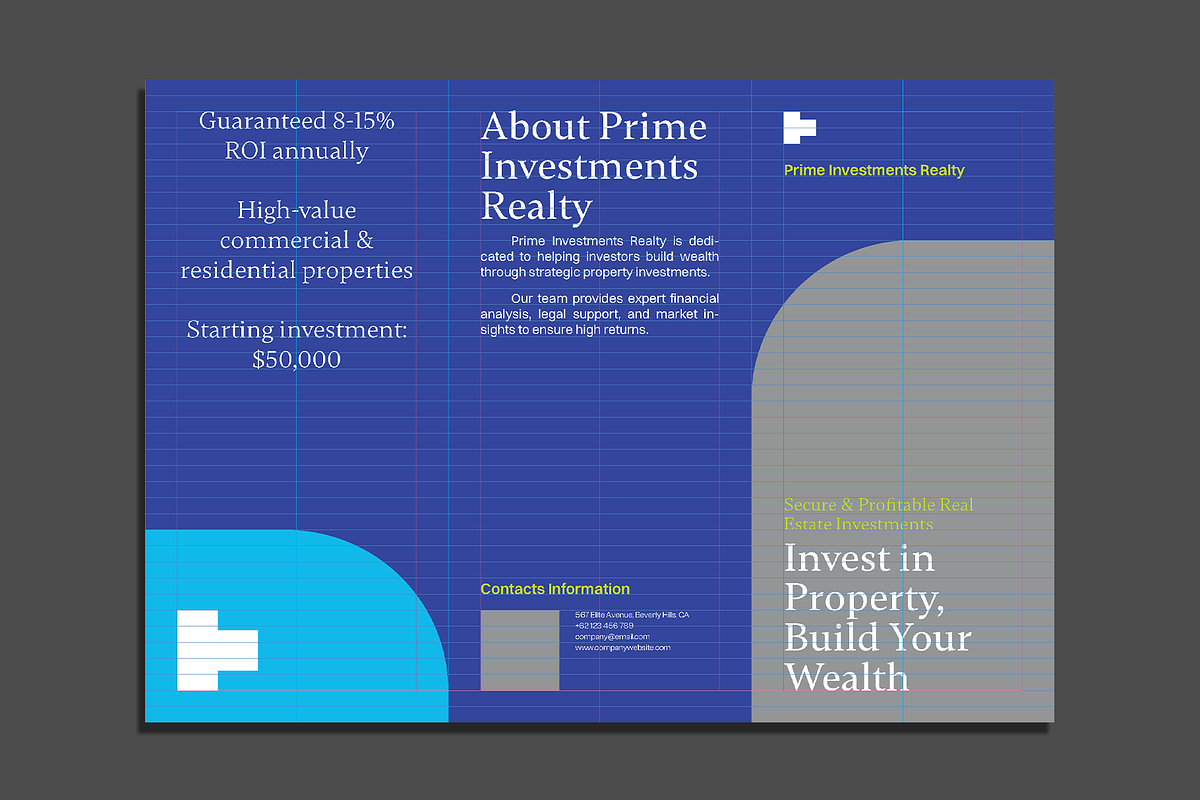 Real Estate Trifold Brochure v4, a Brochure Template by Akreatipe (Photo 3 of 4)