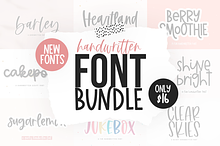 Handwritten Font BUNDLE