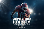 Radial Glow Burst Light Overlay PNG, a Layer Style Add-On by Walllow Creatives (Thumbnail 1 of 6)
