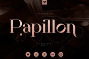 Papillon - Handcrafted Serif Font, a Serif Font by VP Fonts (Thumbnail 1 of 13)