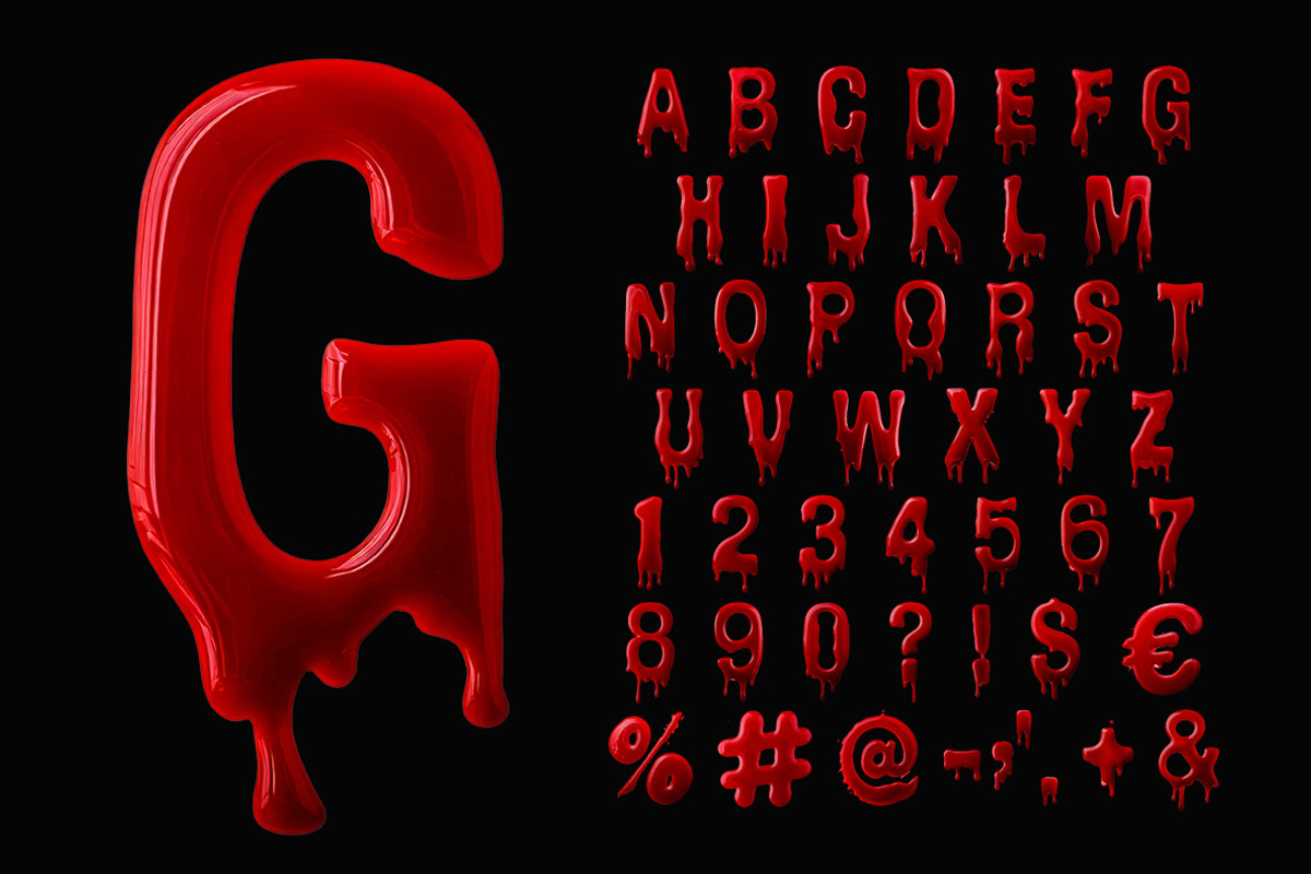 Vampire Font, a Handwritten Font by Handmadefont (Photo 2 of 10)
