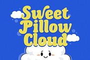Lovie Cloud Fun Display Font, a Serif Font by Letterhend Studio (Thumbnail 2 of 9)