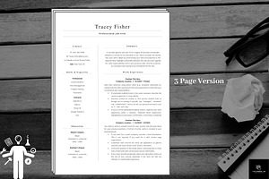 Resume Template Word, Pages, GDocs