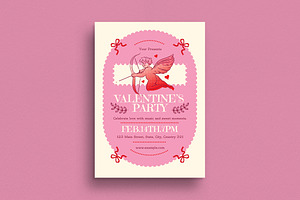 Valentine Event Flyer, a Flyer Template by Guuver