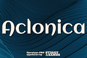 Aclonica Pro, a Sans Serif Font by Stiggy & Sands (Thumbnail 1 of 9)