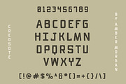 Creosote | Rugged Sans Serif Font, a Font by Amber Morgan (Thumbnail 2 of 6)