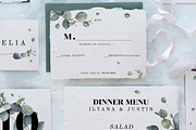Eucalyptus Foliage Wedding Suite, an Invitation Template by BlueRobinDesignShop (Thumbnail 2 of 10)
