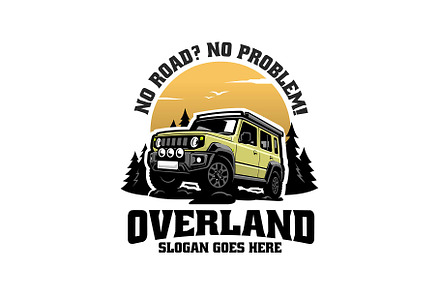 Overland Camper Offroad Logo, a Branding & Logo Template by RajadigitalDesain