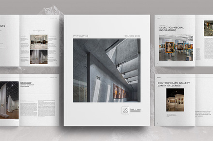 Art Gallery Catalog Brochure