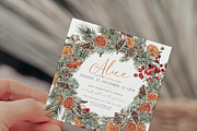 Watercolor Clipart - Winter Wildwood, a Decorative Illustration by Beigetime (Thumbnail 11 of 16)
